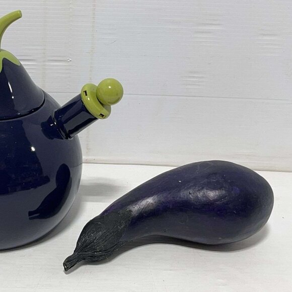 Vintage 80's Copco Enamel Whistling Tea Kettle - Picture 9 of 9